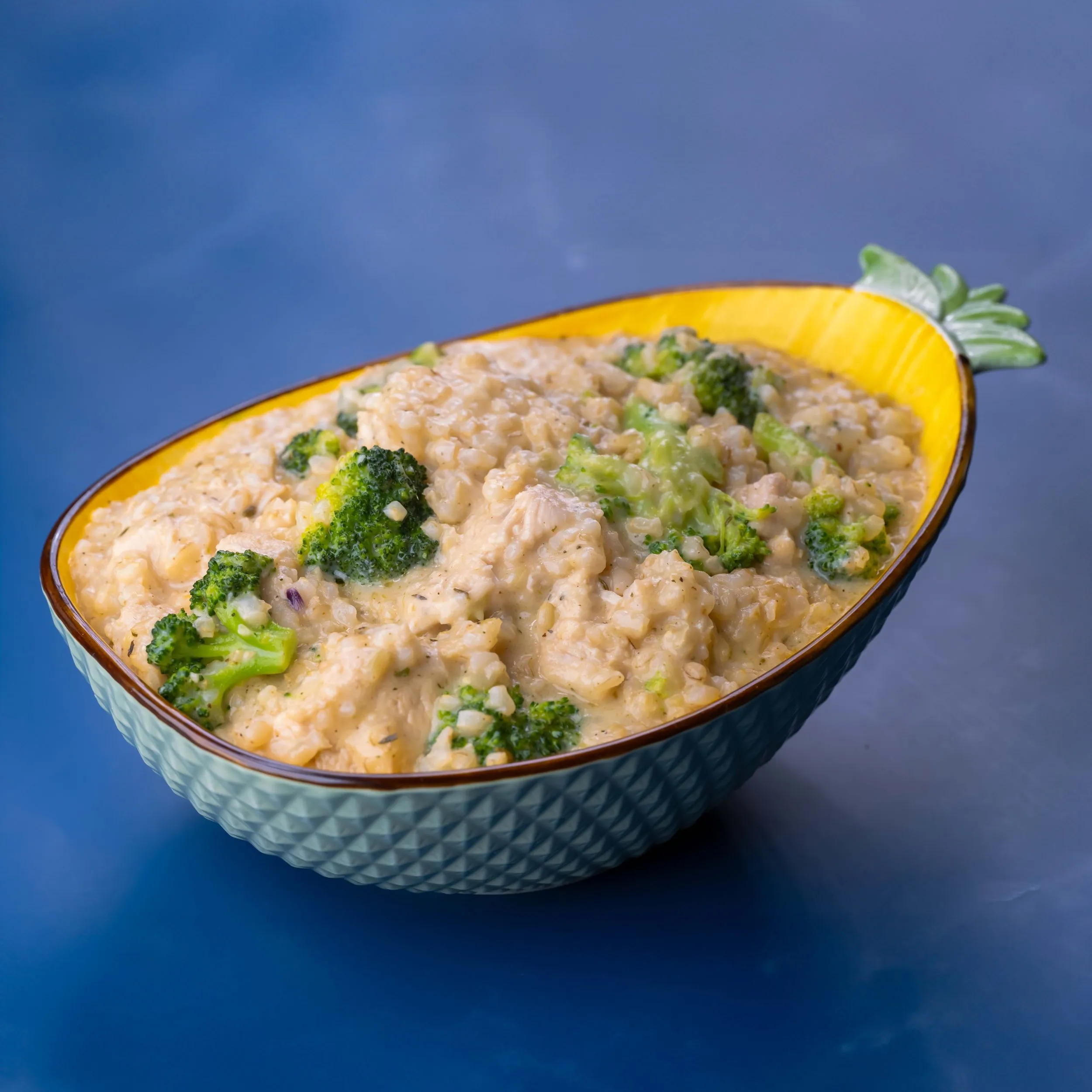 Low Carbs Chicken Risotto with Brown Rice