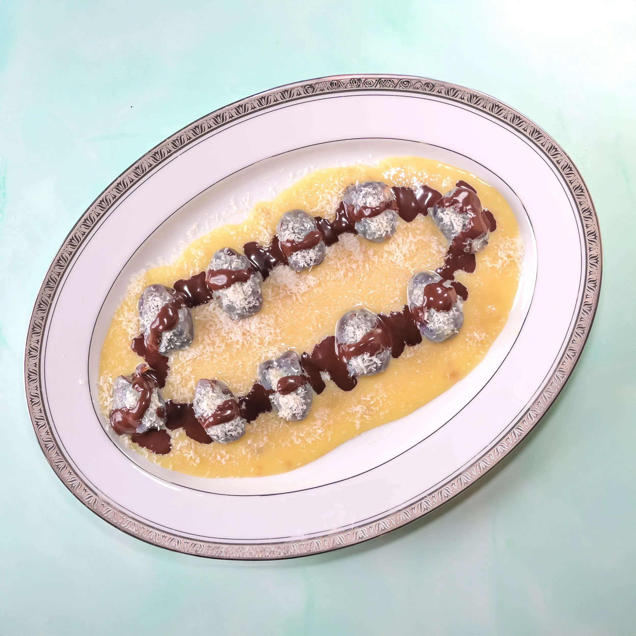 Stuffed Dates with White Chocolate